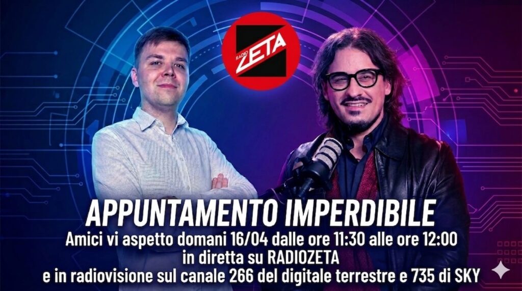 16/04/26 – Marco Marsili a Radio Zeta RTL 102.5