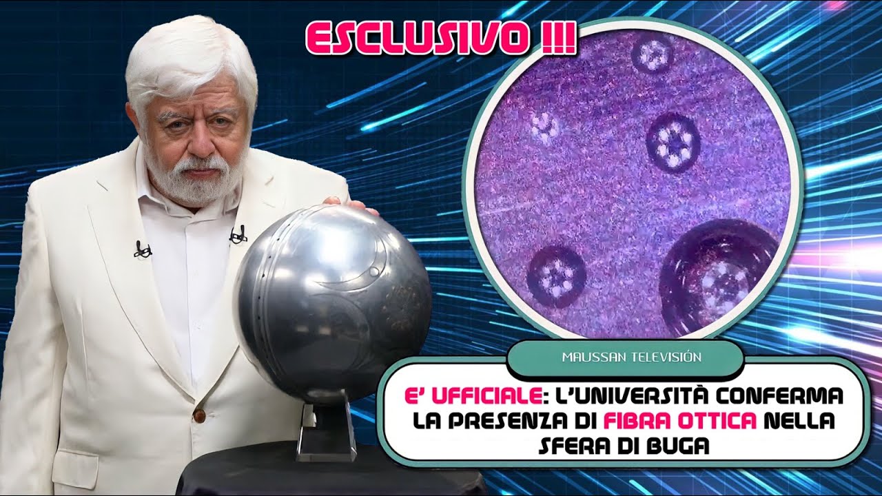 È ufficiale l’università conferma la presenza di fibra ottica nella “sfera di Buga”