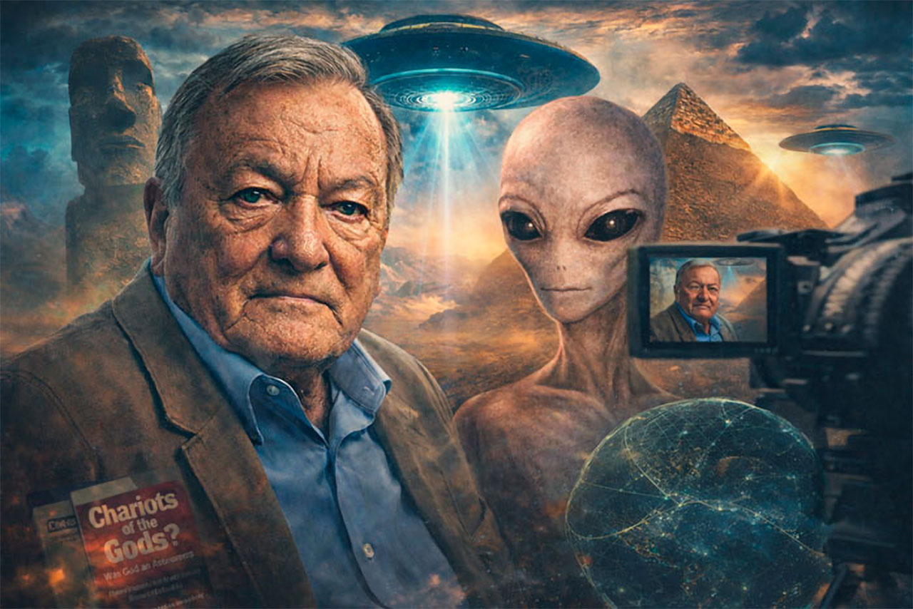 La scomparsa di Erick von Däniken. Gli extraterrestri torneranno. Adoniesis spiega.