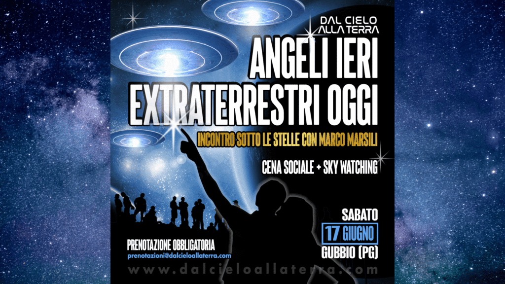 Angeli ieri, extraterrestri oggi – incontro sotto le stelle a Gubbio Angeli ieri, extraterrestri oggi – incontro sotto le stelle a Gubbio